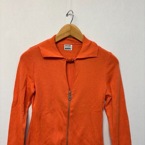 Iceberg Women Full Zip Knit Sweater Top Size Medium Wool Blend Italy D033 -13 - Picture 10 of 16